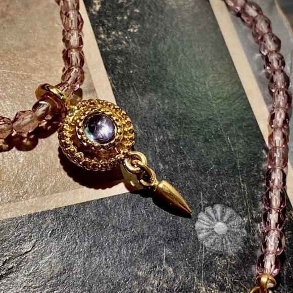 Vintage beaded statement necklace - Picture 8 of 12